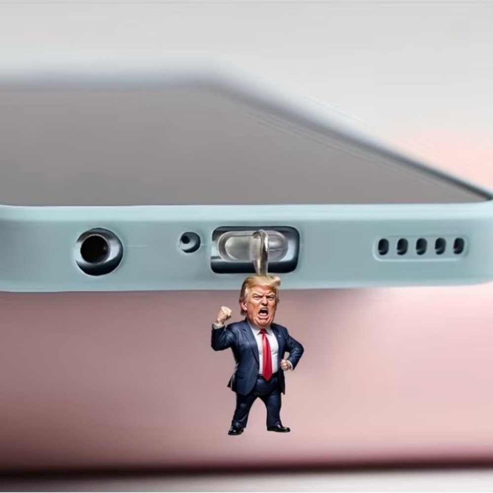 Funny angry trump Phone Charm